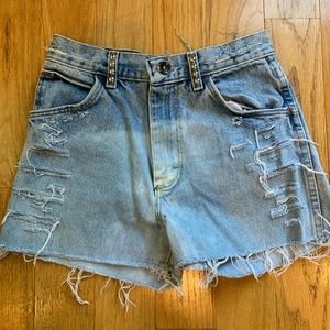 True Religion Riley Jean Shorts